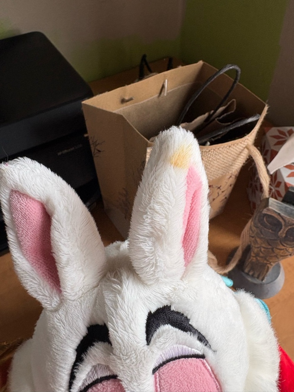 The Disney Store Alice In Wonderland Rabbit Plush White Stuffed Animal Exclusive - Picture 8 of 8